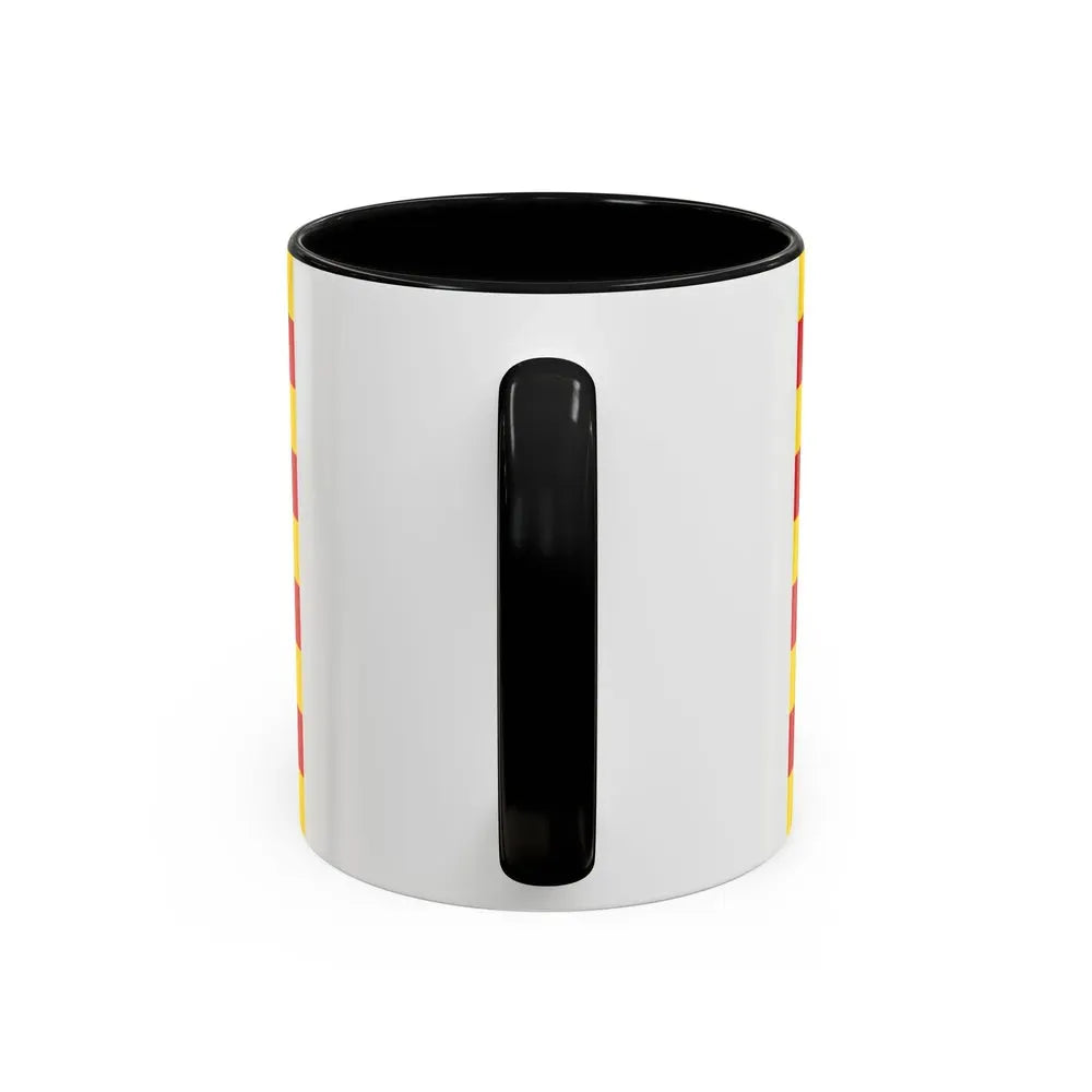 The Senyera the Flag of Catalonia Spain - Accent Coffee Mug - Go Mug Yourself