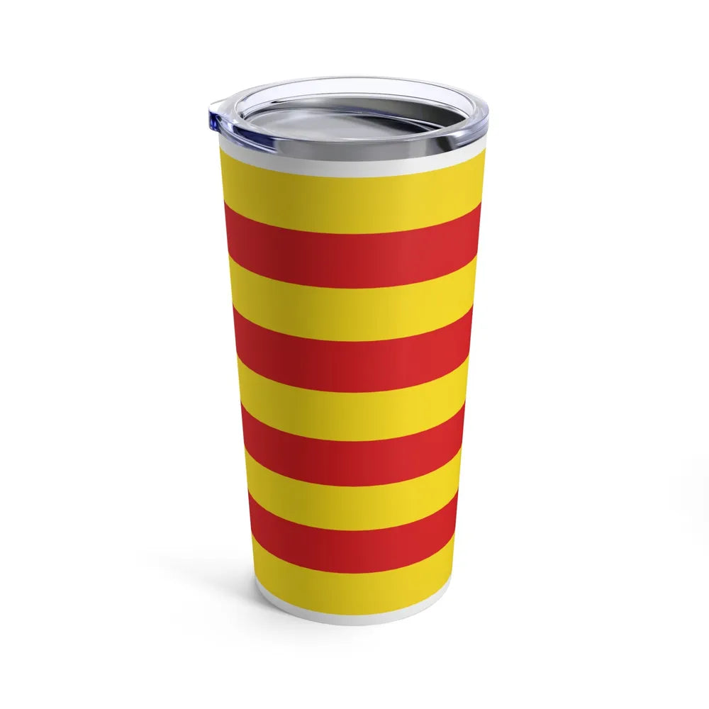 The Senyera the Flag of Catalonia Spain - Tumbler 20oz-Go Mug Yourself