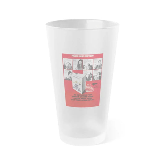 THE SEVEN MINUTES 1971 Movie Poster - Frosted Pint Glass 16oz Default Title - Go Mug Yourself