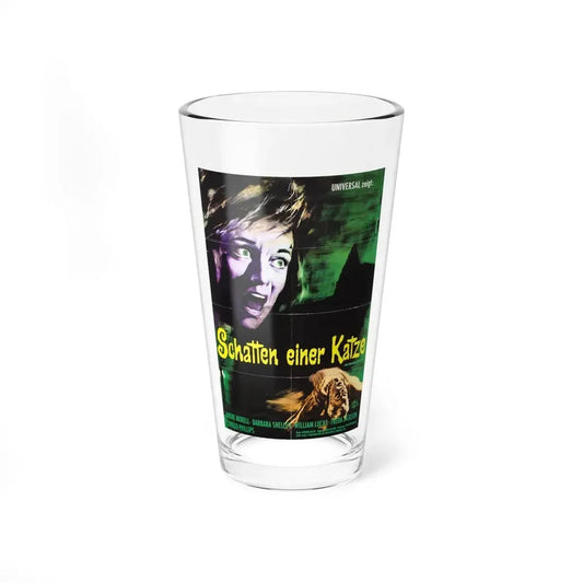 THE SHADOW OF THE CAT (GERMAN) 1961 Movie Poster - Pint Glass 16oz 16oz - Go Mug Yourself