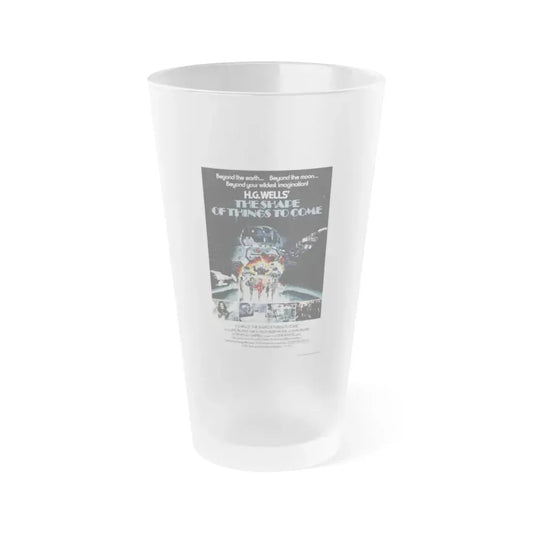 THE SHAPE OF THINGS TO COME 1979 Movie Poster - Frosted Pint Glass 16oz 16oz Frosted - Go Mug Yourself