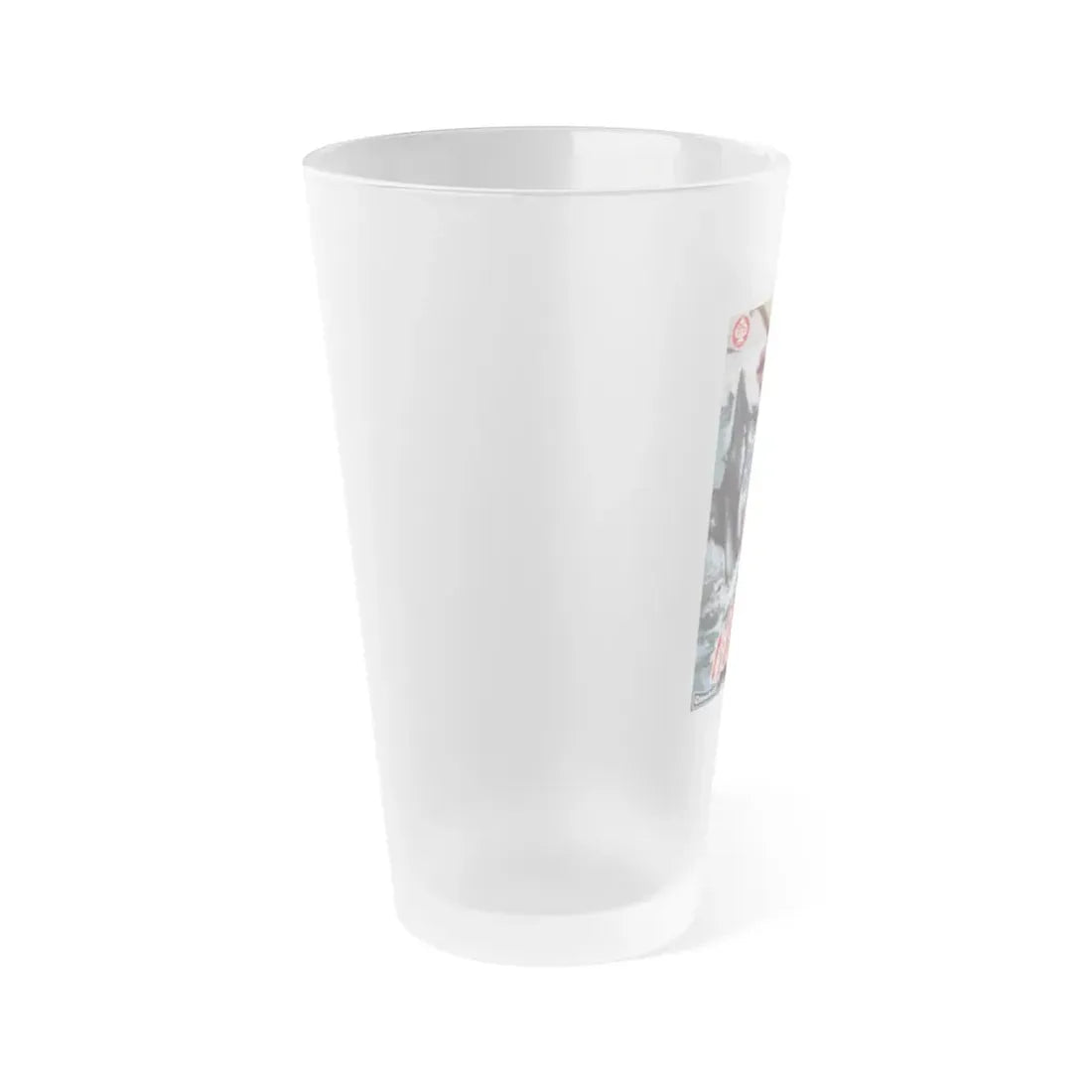THE SHARKFIGHTERS 1956 Movie Poster - Frosted Pint Glass 16oz - Go Mug Yourself