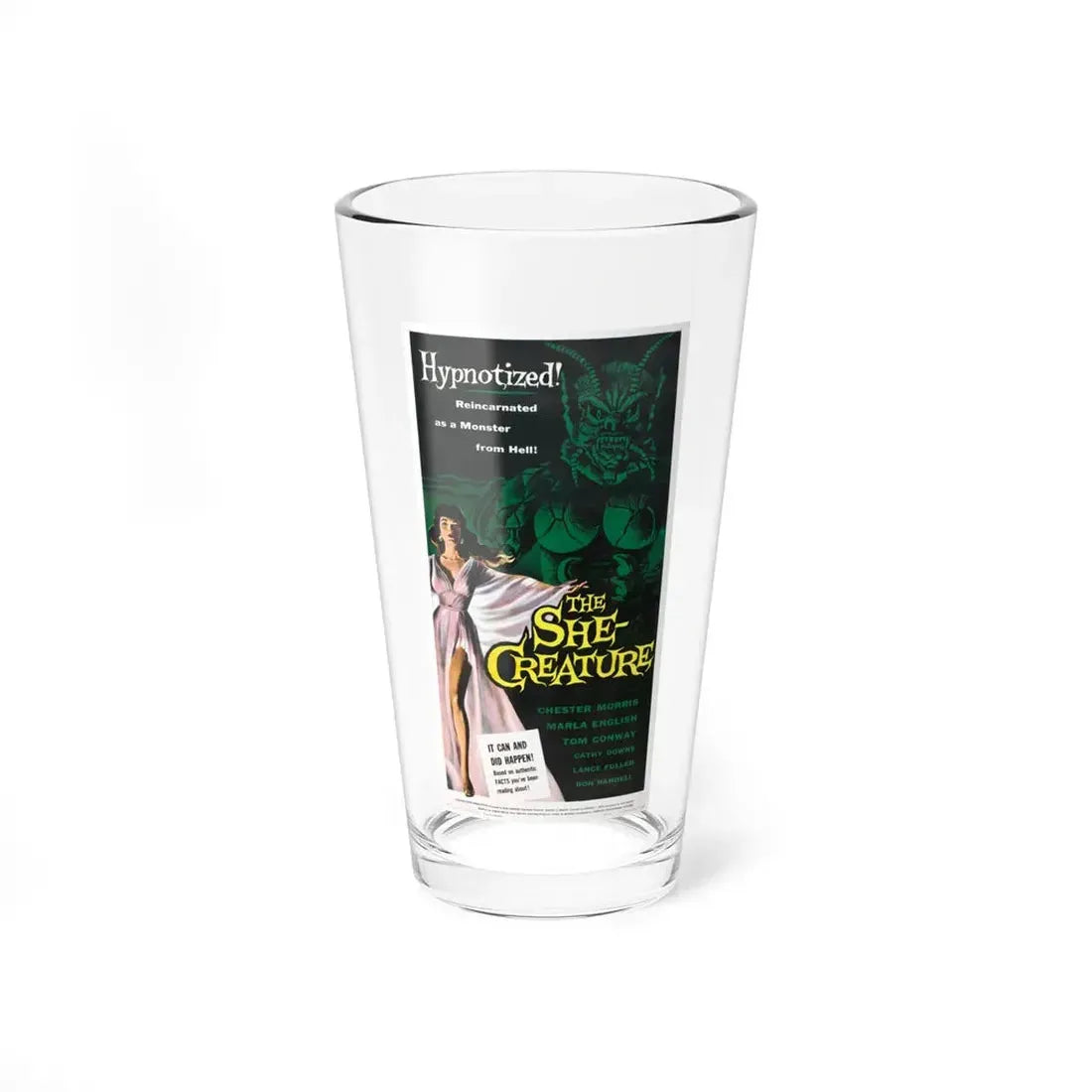 THE SHE-CREATURE (2) 1956 Movie Poster - Pint Glass 16oz 16oz - Go Mug Yourself