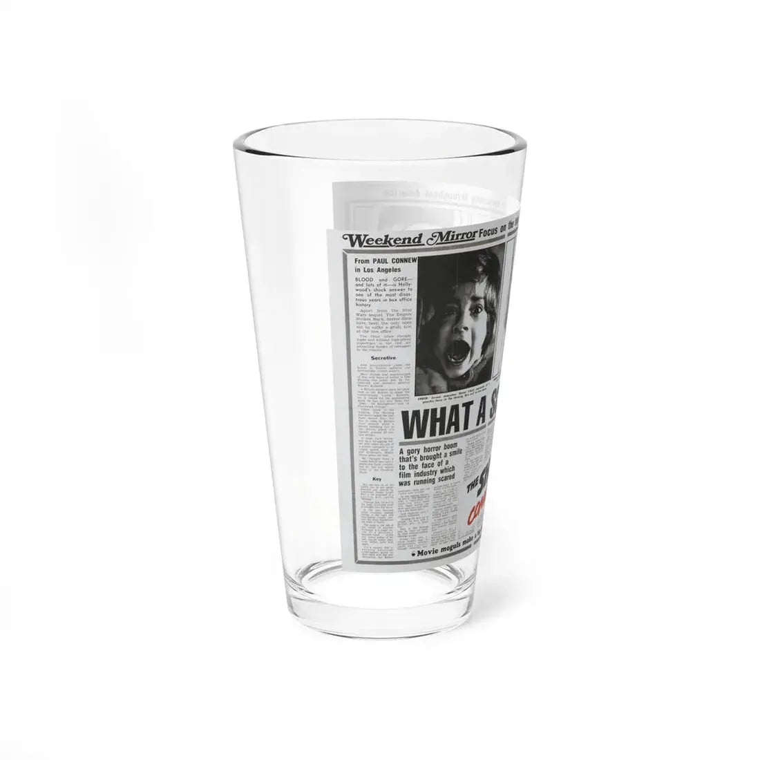 THE SHINING (TEASER) 1980 Movie Poster - Pint Glass 16oz - Go Mug Yourself