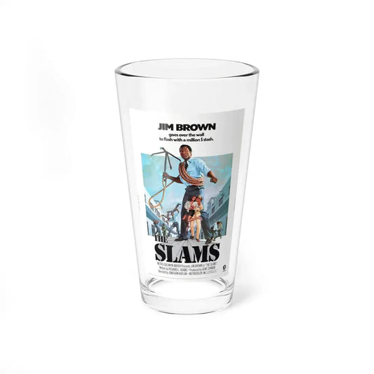 THE SLAMS 1973 Movie Poster - Pint Glass 16oz 16oz - Go Mug Yourself