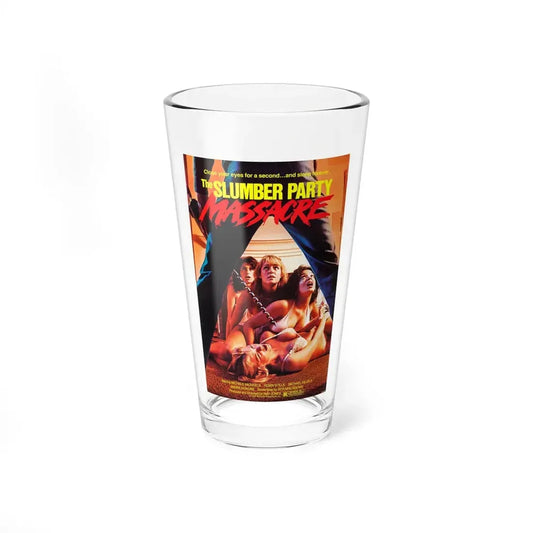 THE SLUMBER PARTY MASSACRE 1982 Movie Poster - Pint Glass 16oz 16oz - Go Mug Yourself
