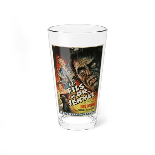 THE SON OF DR JEKYLL (BELGIAN) 1951 Movie Poster - Pint Glass 16oz 16oz - Go Mug Yourself