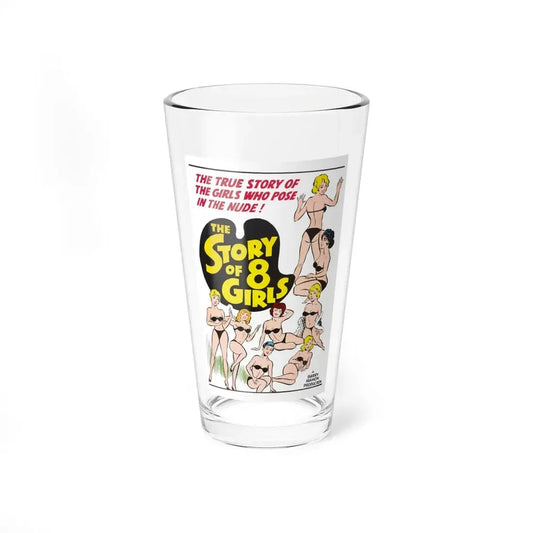 THE STORY OF 8 GIRLS 1965 Movie Poster - Pint Glass 16oz 16oz - Go Mug Yourself