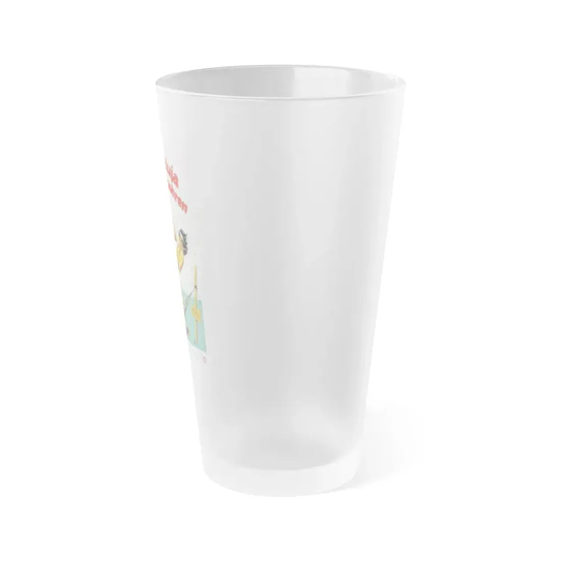 THE STORY OF DRUNKEN MASTER 1979 Movie Poster - Frosted Pint Glass 16oz - Go Mug Yourself