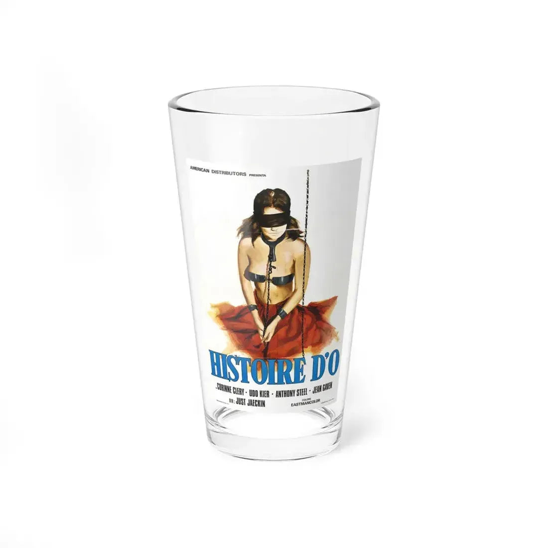 THE STORY OF O (FRENCH) 1975 Movie Poster - Pint Glass 16oz 16oz - Go Mug Yourself