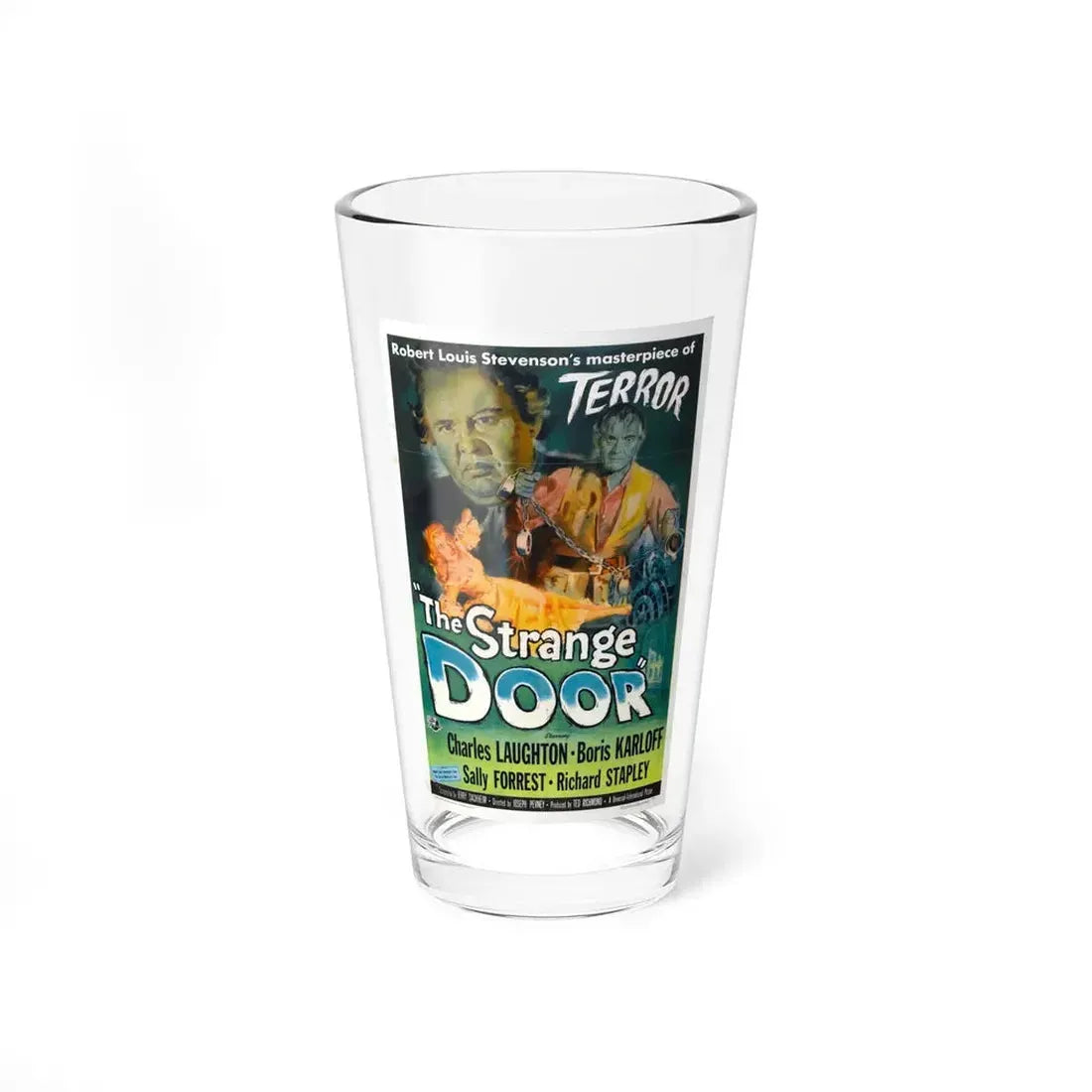 THE STRANGE DOOR 1951 Movie Poster - Pint Glass 16oz 16oz - Go Mug Yourself