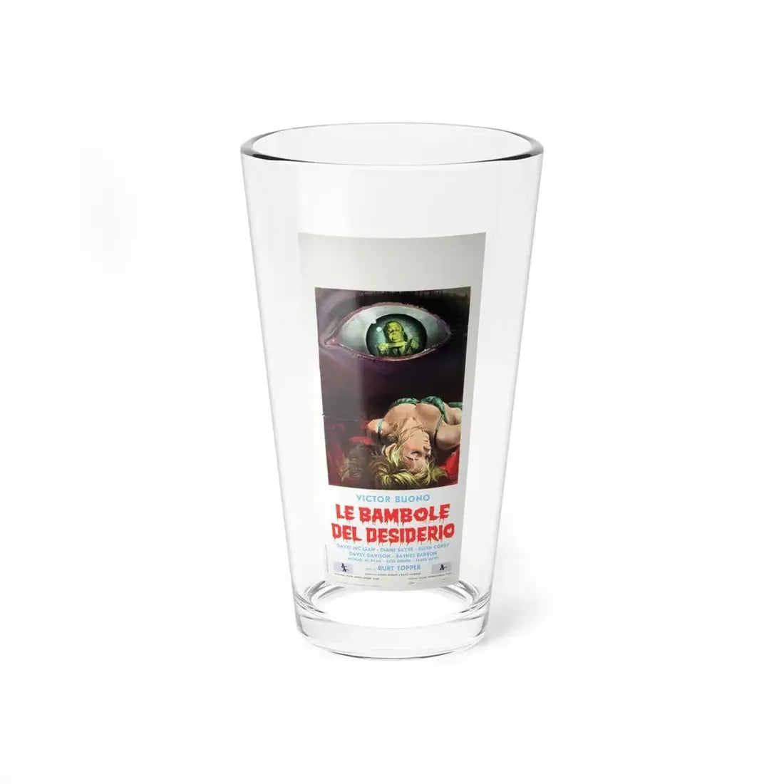THE STRANGLER (ITALIAN) 1964 Movie Poster - Pint Glass 16oz 16oz - Go Mug Yourself