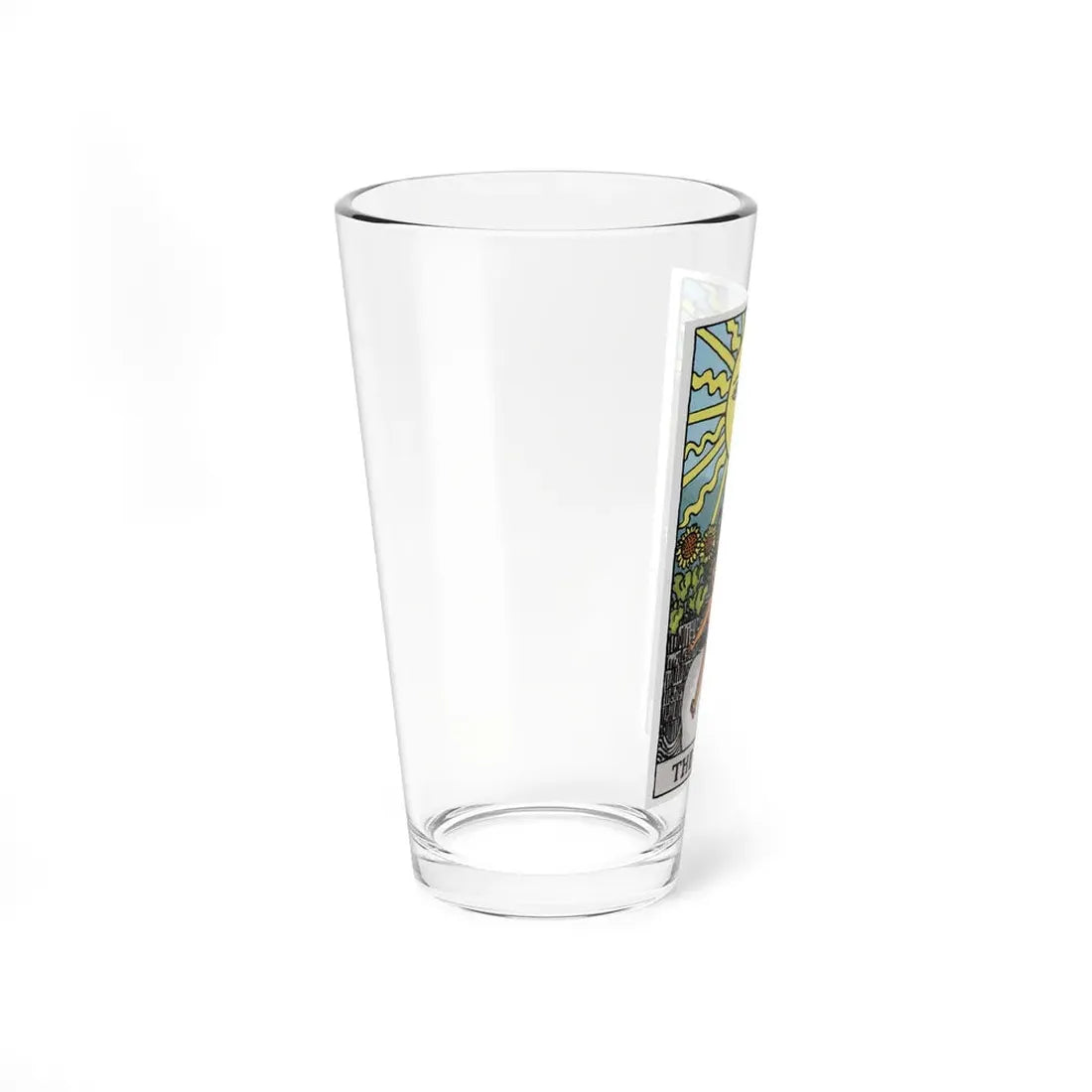 The Sun (Tarot Card) Pint Glass 16oz - Go Mug Yourself