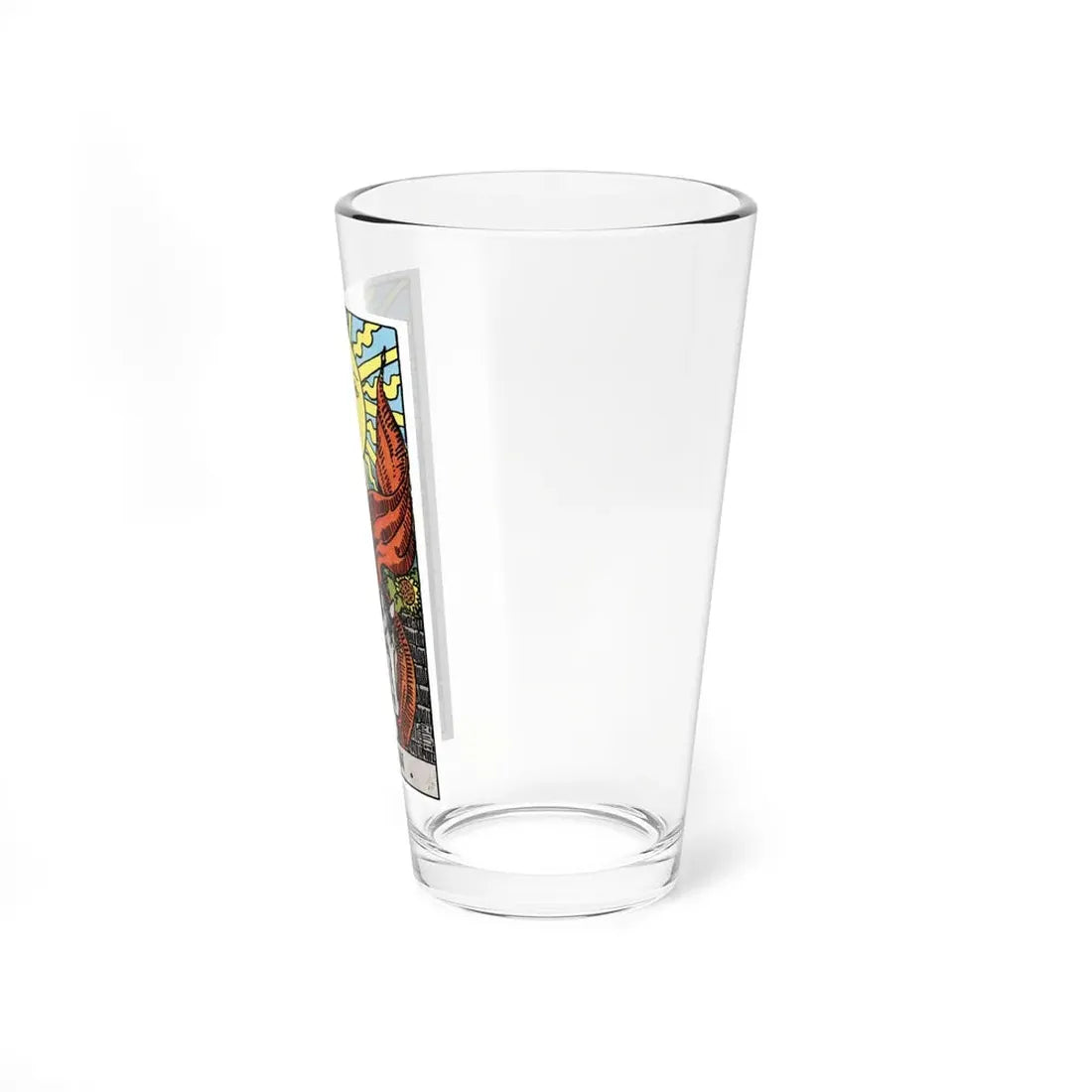 The Sun (Tarot Card) Pint Glass 16oz - Go Mug Yourself