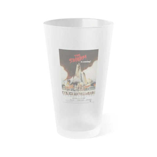 THE SWARM 1978 Movie Poster - Frosted Pint Glass 16oz 16oz Frosted - Go Mug Yourself