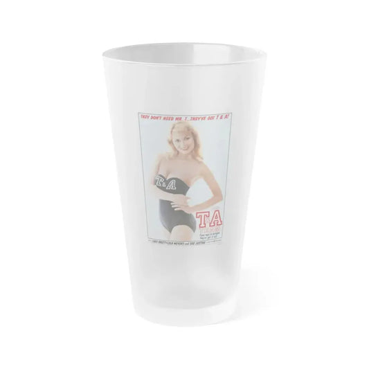 THE T&A TEAM 1984 Movie Poster - Frosted Pint Glass 16oz 16oz Frosted - Go Mug Yourself