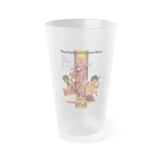 THE TATTOO CONNECTION 1978 Movie Poster - Frosted Pint Glass 16oz 16oz Frosted - Go Mug Yourself