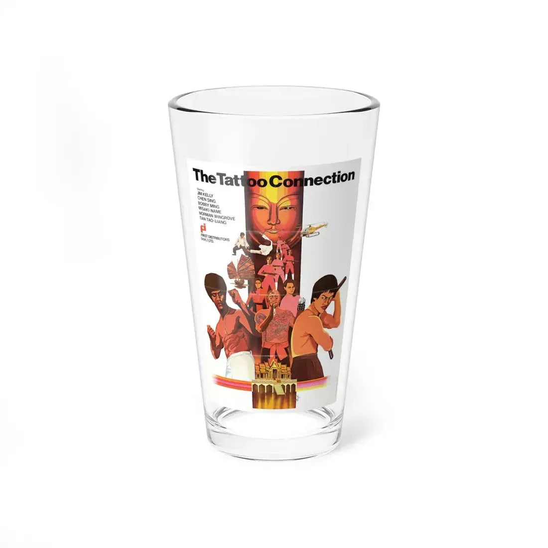 THE TATTOO CONNECTION 1978 Movie Poster - Pint Glass 16oz 16oz - Go Mug Yourself