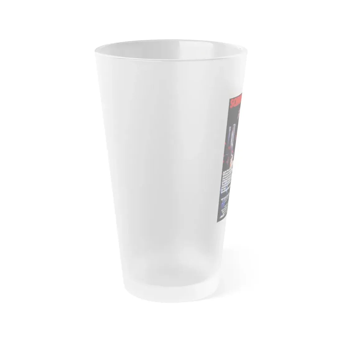 THE TERMINATOR 1984 Movie Poster - Frosted Pint Glass 16oz - Go Mug Yourself