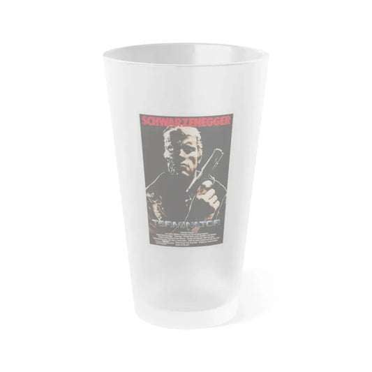 THE TERMINATOR (2) 1984 Movie Poster - Frosted Pint Glass 16oz 16oz Frosted - Go Mug Yourself