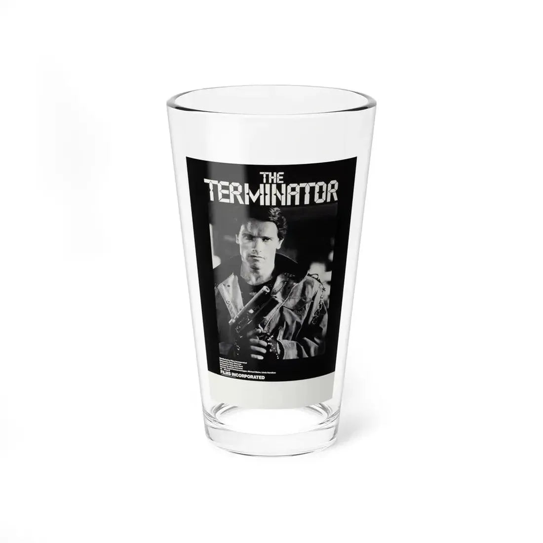 THE TERMINATOR (3) 1984 Movie Poster - Pint Glass 16oz 16oz - Go Mug Yourself