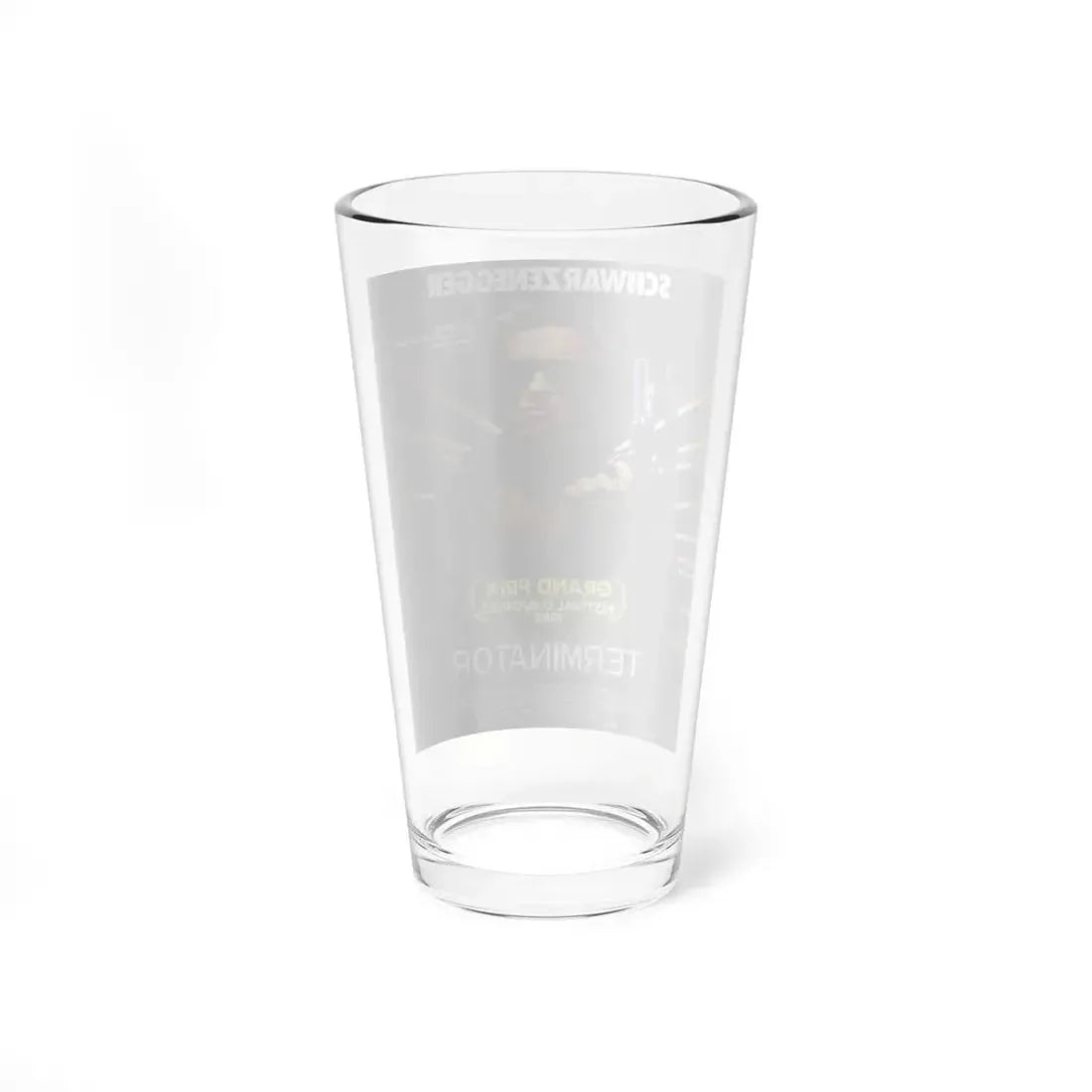 THE TERMINATOR (FRENCH) 1984 Movie Poster - Pint Glass 16oz - Go Mug Yourself