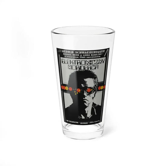 THE TERMINATOR (POLISH) 1984 Movie Poster - Pint Glass 16oz 16oz - Go Mug Yourself