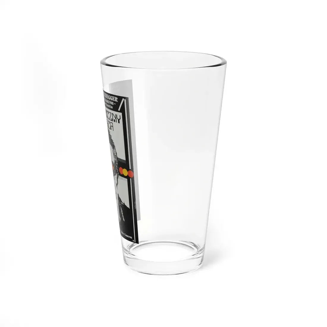 THE TERMINATOR (POLISH) 1984 Movie Poster - Pint Glass 16oz - Go Mug Yourself
