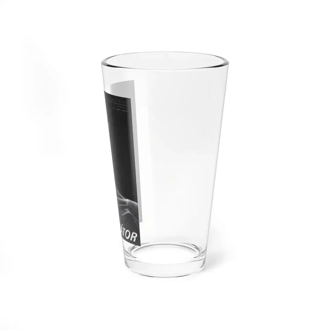 THE TERMINATOR (RUSSIAN) 1984 Movie Poster - Pint Glass 16oz - Go Mug Yourself