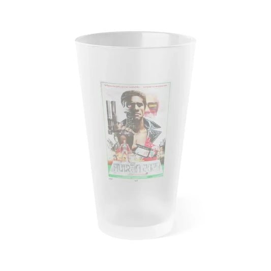 THE TERMINATOR (THAI) 1984 Movie Poster - Frosted Pint Glass 16oz 16oz Frosted - Go Mug Yourself