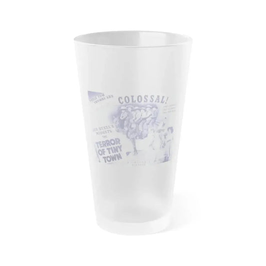 THE TERROR OF TINYTOWN 1938 Movie Poster - Frosted Pint Glass 16oz 16oz Frosted - Go Mug Yourself