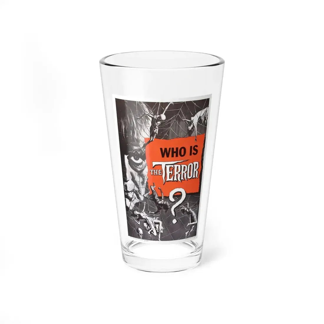 THE TERROR (TEASER) 1963 Movie Poster - Pint Glass 16oz 16oz - Go Mug Yourself
