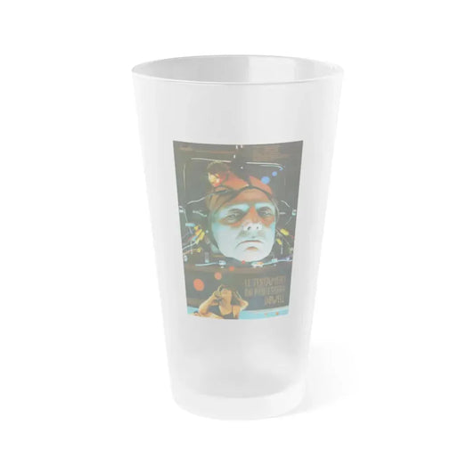 THE TESTAMENT OF PROFESSOR DOWELL 1984 Movie Poster - Frosted Pint Glass 16oz 16oz Frosted - Go Mug Yourself