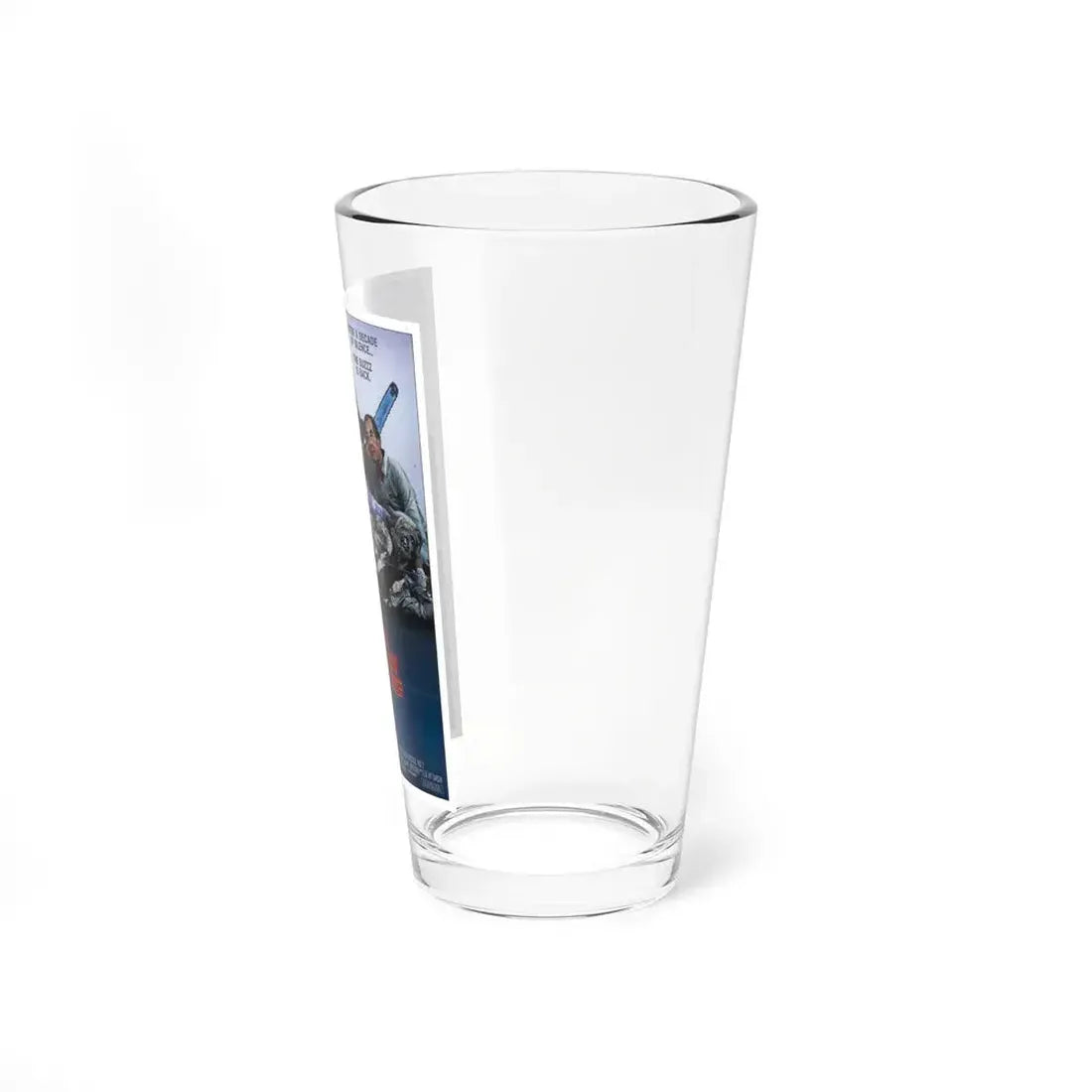 THE TEXAS CHAINSAW MASSACRE PART 2 (2) 1986 Movie Poster - Pint Glass 16oz - Go Mug Yourself