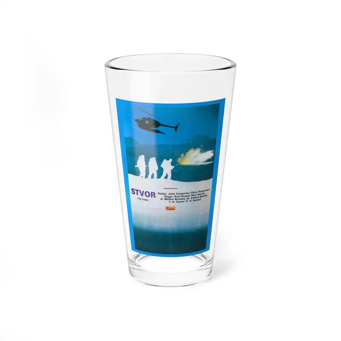 THE THING (2) 1982 Movie Poster - Pint Glass 16oz 16oz - Go Mug Yourself