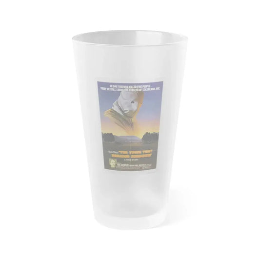 THE TOWN THAT DREADED SUNDOWN 1976 Movie Poster - Frosted Pint Glass 16oz 16oz Frosted - Go Mug Yourself