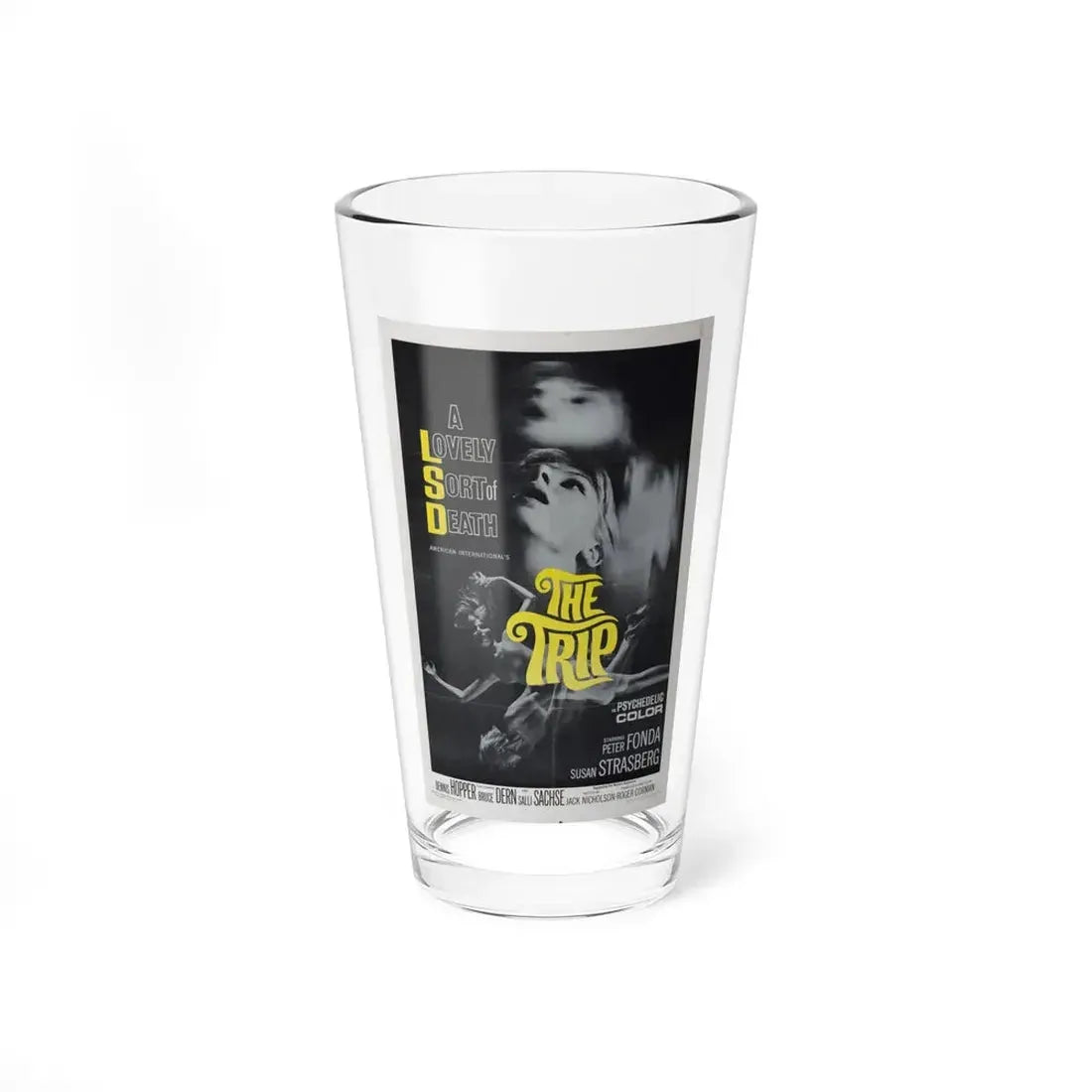 THE TRIP 1967 Movie Poster - Pint Glass 16oz 16oz - Go Mug Yourself