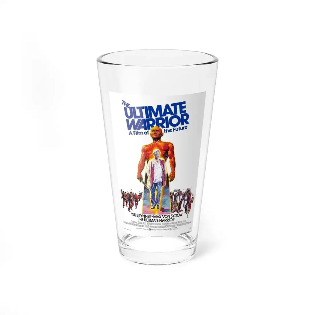 THE ULTIMATE WARRIOR 1975 Movie Poster - Pint Glass 16oz 16oz - Go Mug Yourself