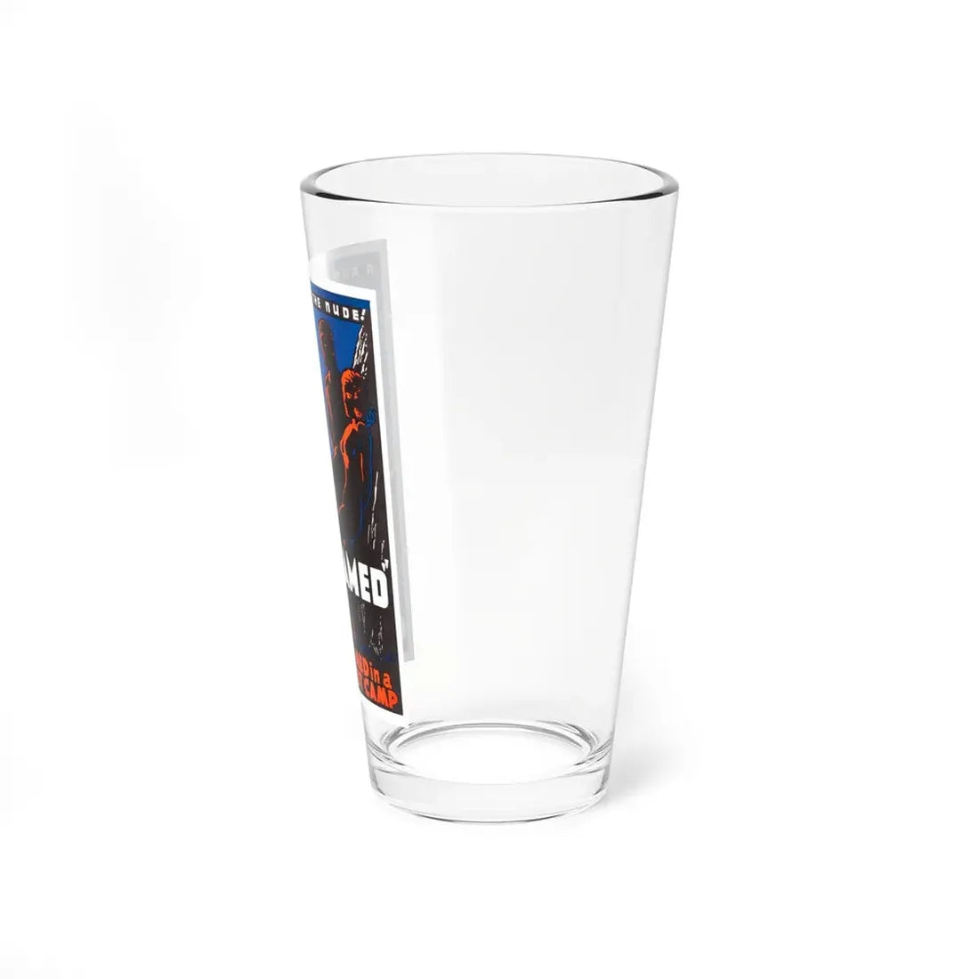 THE UNASHAMED 1938 Movie Poster - Pint Glass 16oz - Go Mug Yourself