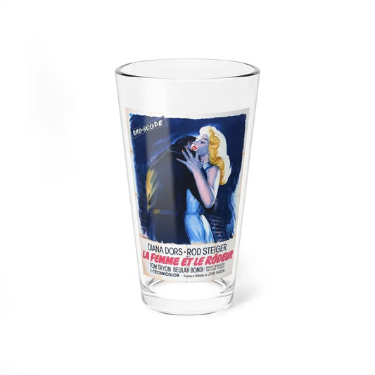 THE UNHOLY WIFE (FRENCH) 1957 Movie Poster - Pint Glass 16oz 16oz - Go Mug Yourself