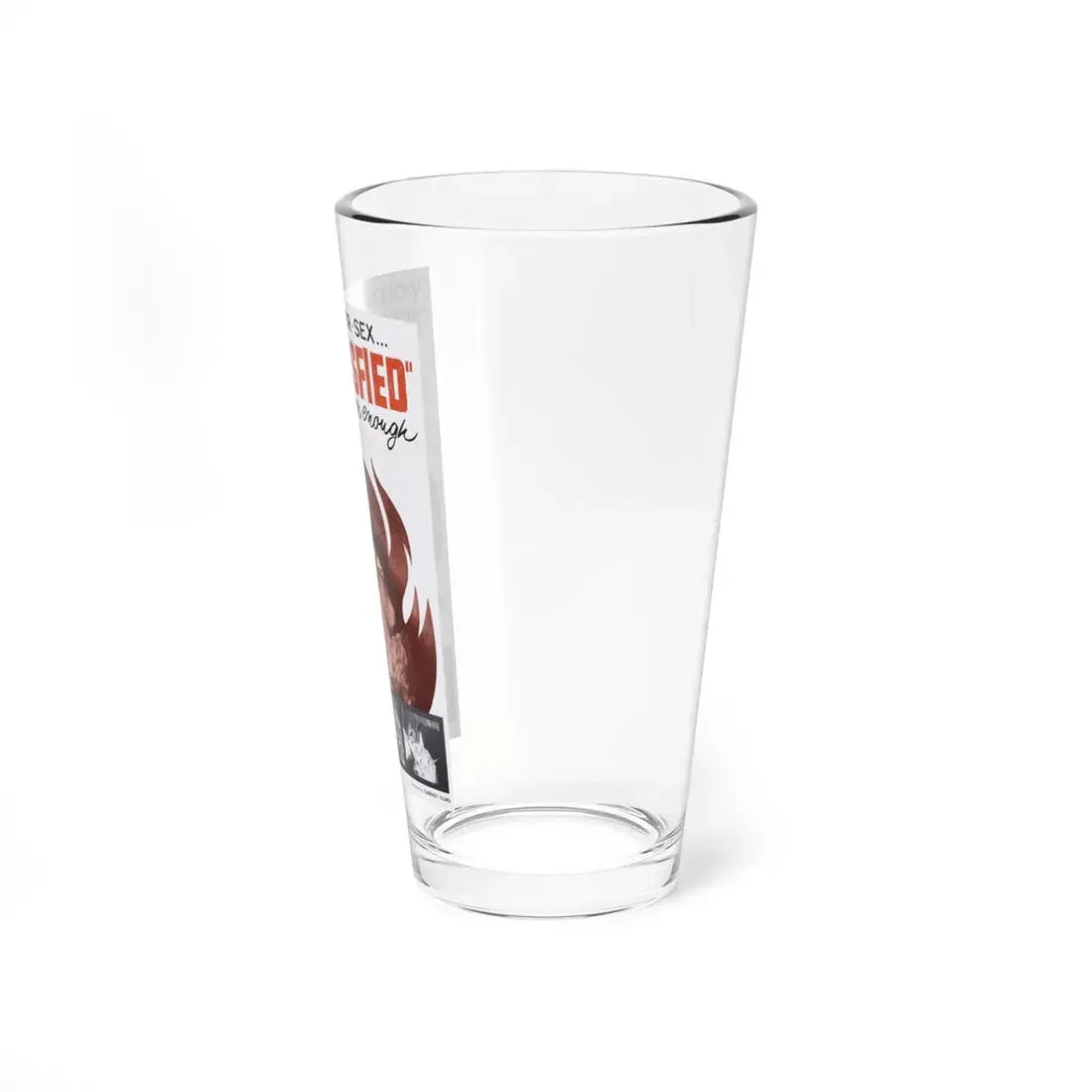 THE UNSATISFIED 1961 Movie Poster - Pint Glass 16oz - Go Mug Yourself