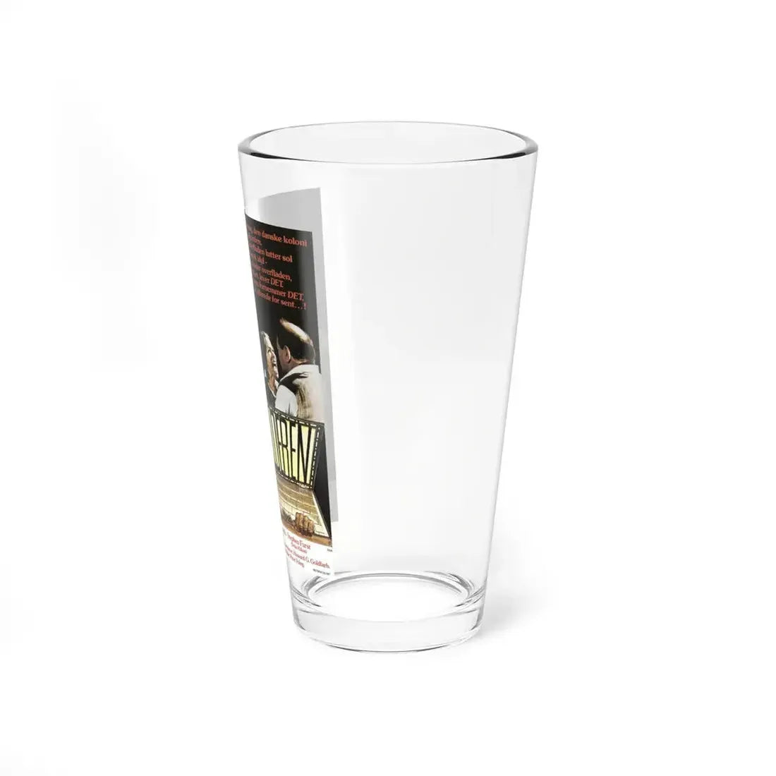 THE UNSEEN (DANISH) 1980 Movie Poster - Pint Glass 16oz - Go Mug Yourself