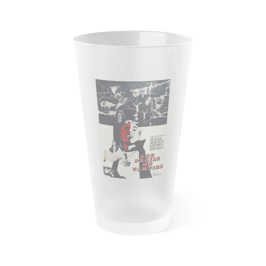 THE VAMPIRE'S COFFIN (2) 1958 Movie Poster - Frosted Pint Glass 16oz 16oz Frosted - Go Mug Yourself