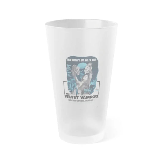 THE VELVET VAMPIRE 1971 Movie Poster - Frosted Pint Glass 16oz 16oz Frosted - Go Mug Yourself