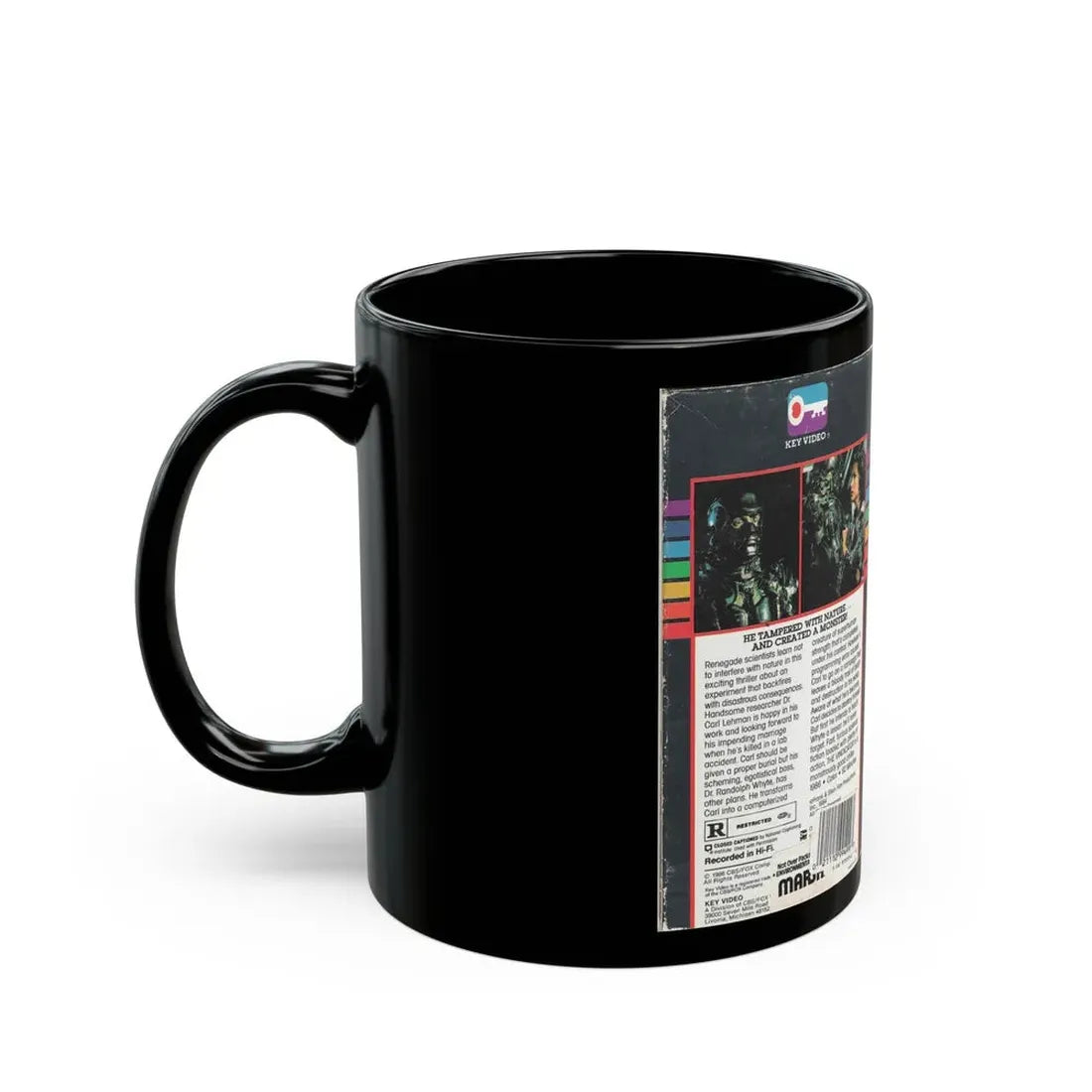 THE VINDICATOR (VHS COVER) - Black Coffee Mug - Go Mug Yourself