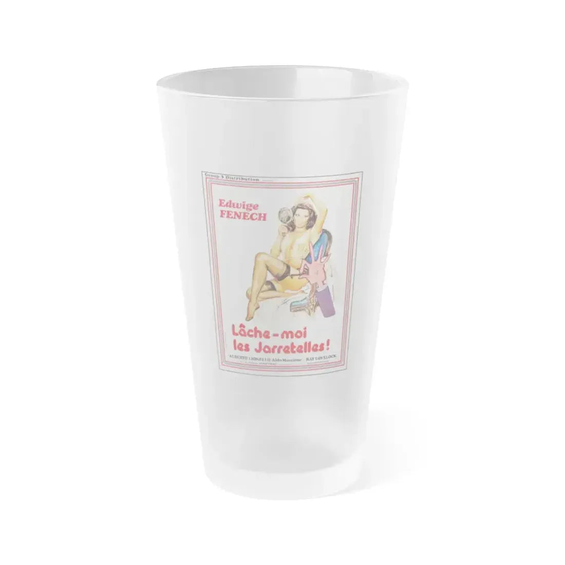 THE VIRGO THE TAURUS AND THE CAPRICORN 1977 Movie Poster - Frosted Pint Glass 16oz 16oz Frosted - Go Mug Yourself