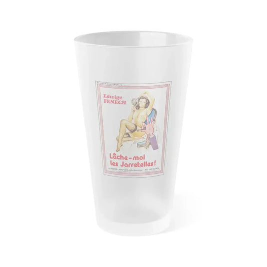 THE VIRGO THE TAURUS AND THE CAPRICORN 1977 Movie Poster - Frosted Pint Glass 16oz 16oz Frosted - Go Mug Yourself