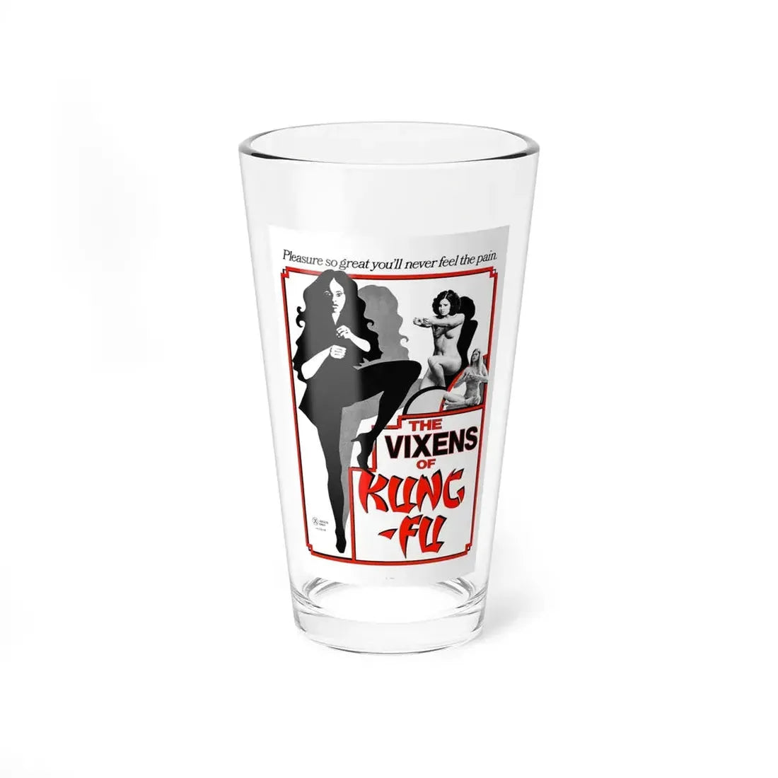 THE VIXENS OF KUNG-FU 1975 Movie Poster - Pint Glass 16oz 16oz - Go Mug Yourself