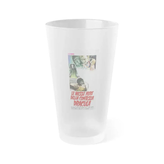 THE WEREWOLF VS THE VAMPIRE WOMAN (ITALIAN) 2 1971 Movie Poster - Frosted Pint Glass 16oz 16oz Frosted - Go Mug Yourself
