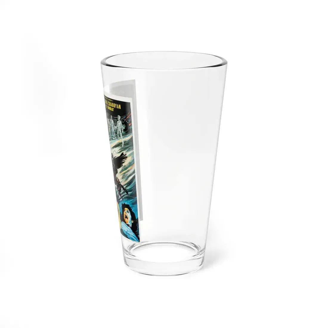 THE WHIP AGAINST MURDEROUS MUMMIES 1980 Movie Poster - Pint Glass 16oz - Go Mug Yourself